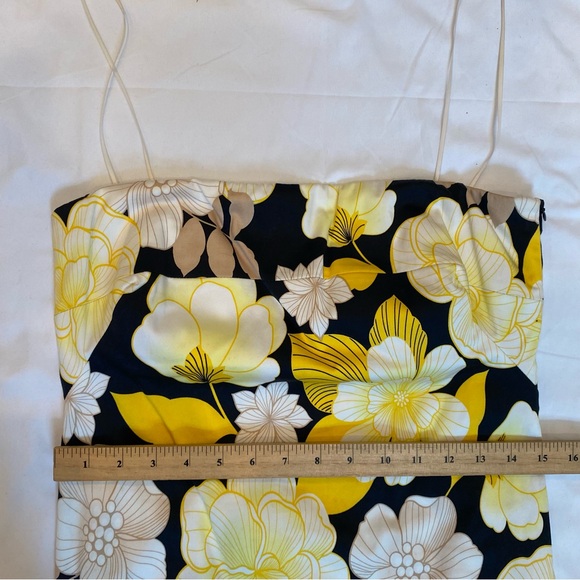 Vintage 90s Y2K Cache Floral Mini Dress, Cotton - Picture 8 of 10